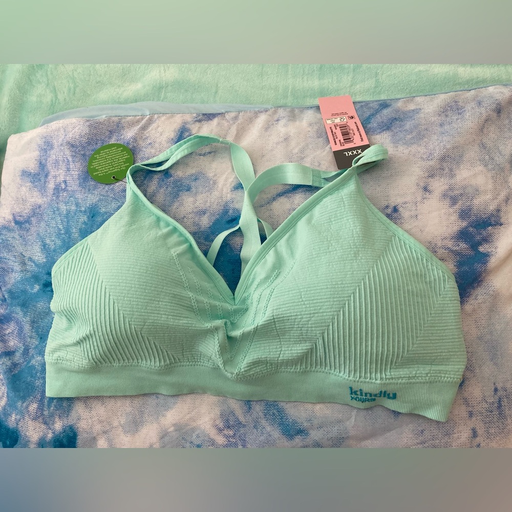 Kindly Yours NWT Mint Green Seamless Bralette Women’s Size XXXL